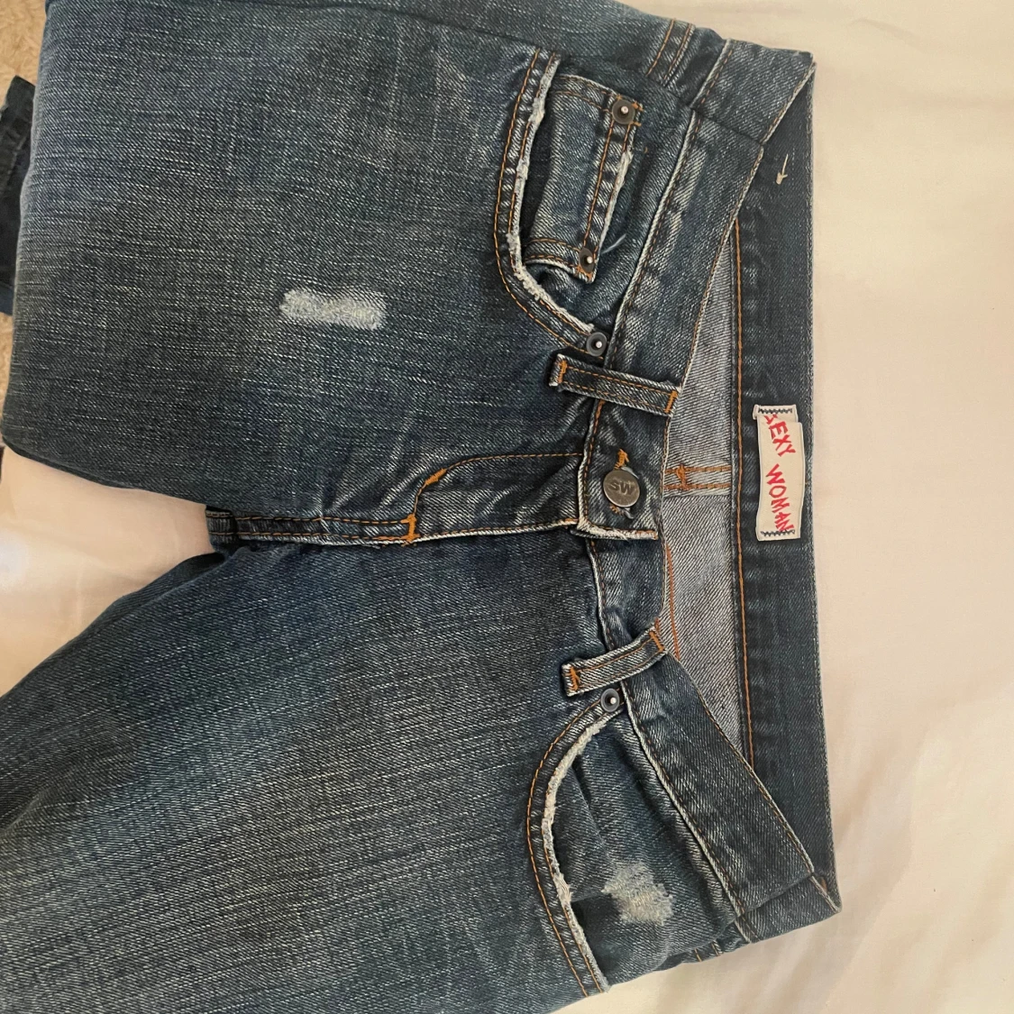Lågmidjade bootcut jeans - 91