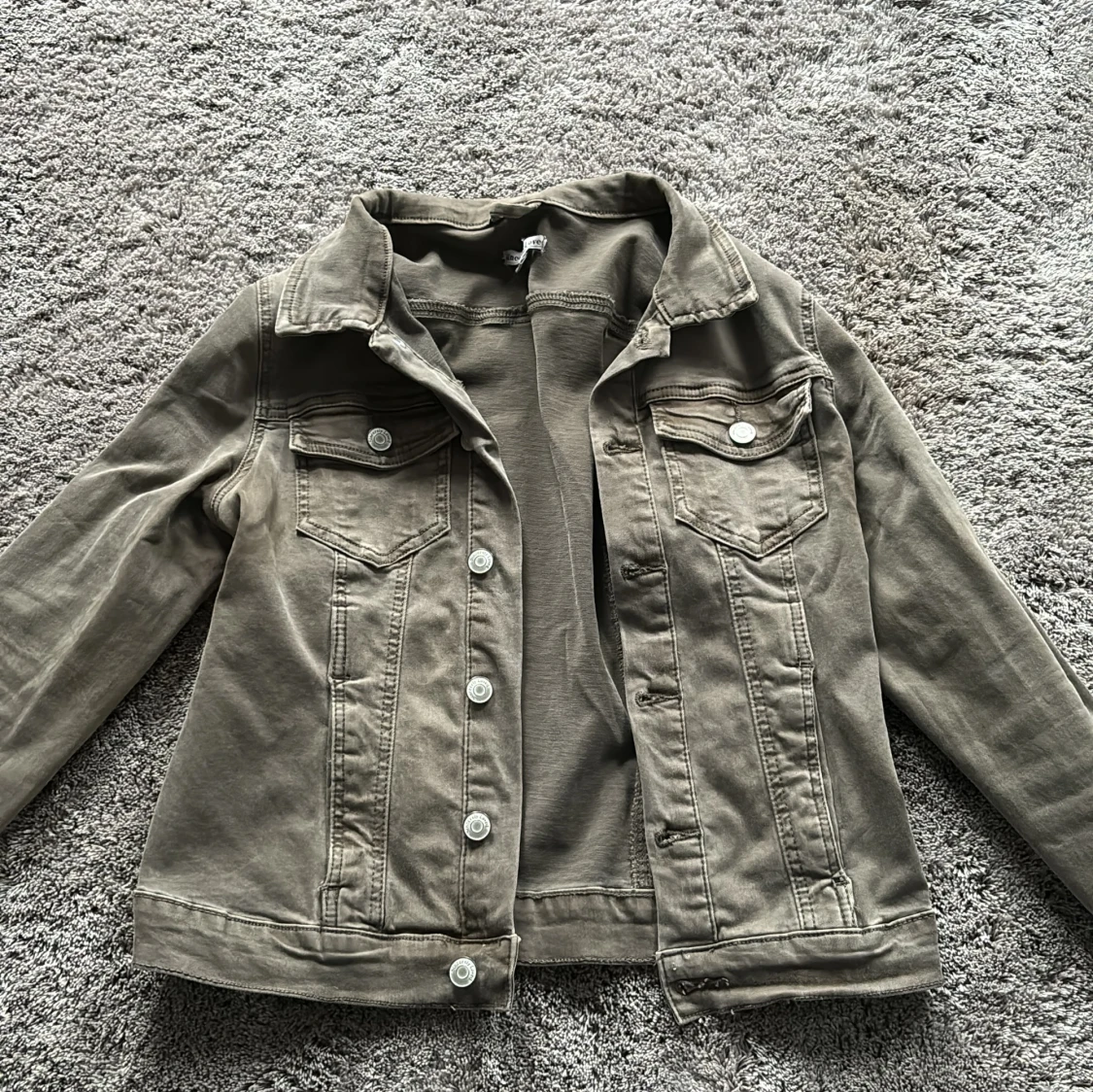 Grön jeans jacka 
