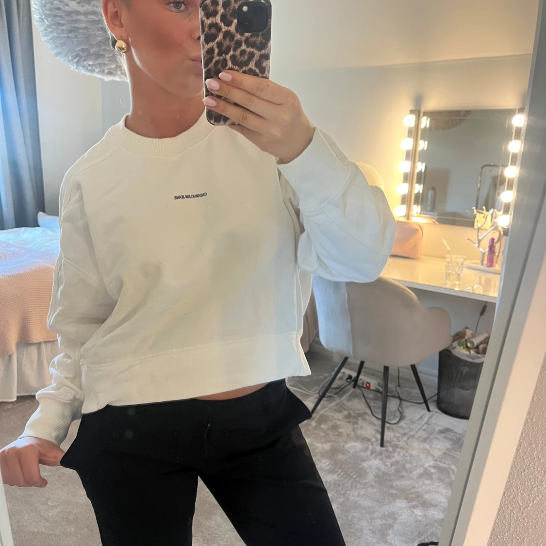sweatshirt från calvin klein