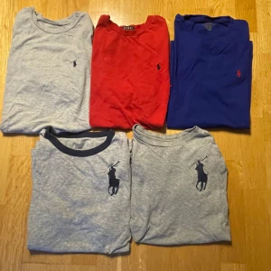 Ralph lauren t-shirts  - Tjena säljer 5 stycken ralph lauren t-shirts som ej kommer till användning. Skriv vid intresse, 160kr styck 700 för allihopa.