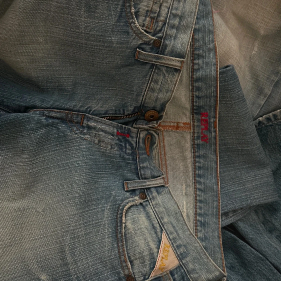 Blå bootcut jeans från Replay - 92