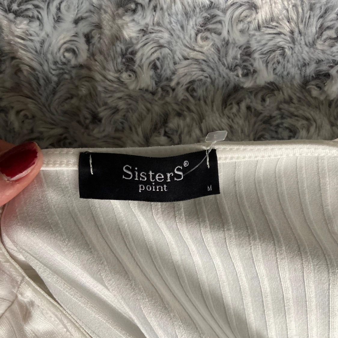 Blus med knytning  - 90