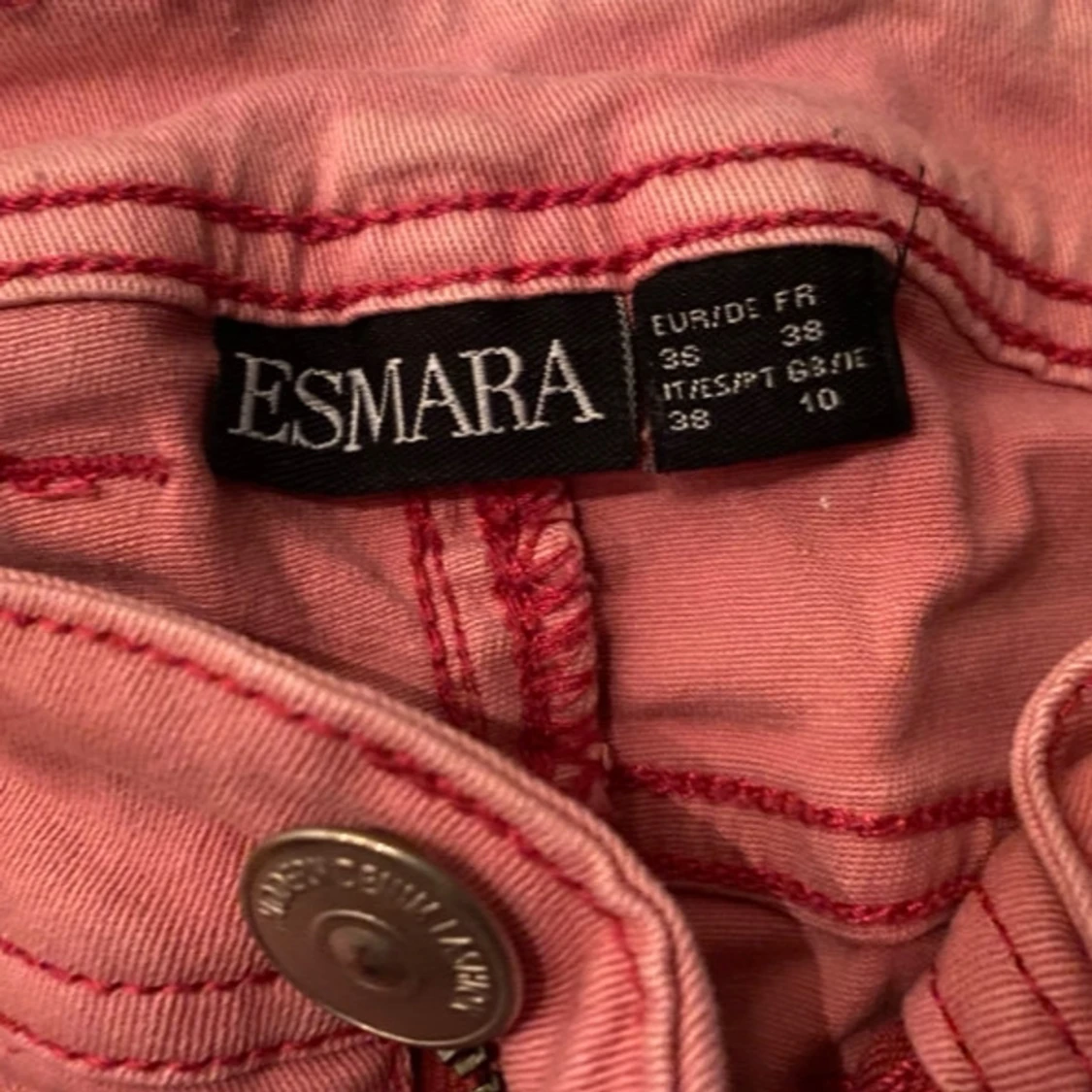 Lågmidjade jeansshorts  - 90