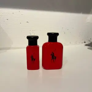 Ralph Lauren Polo Red Edt kit En 75 ml med cirka 60ml kvar En 30ml med 95% kvar Köpt på kicks Nypris 1000kr