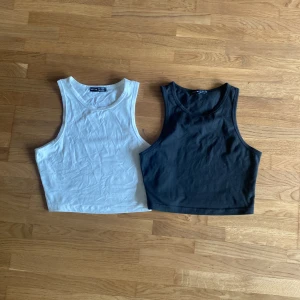 Svart och vit korta linnen - Aldrig använda mycket bra skick 