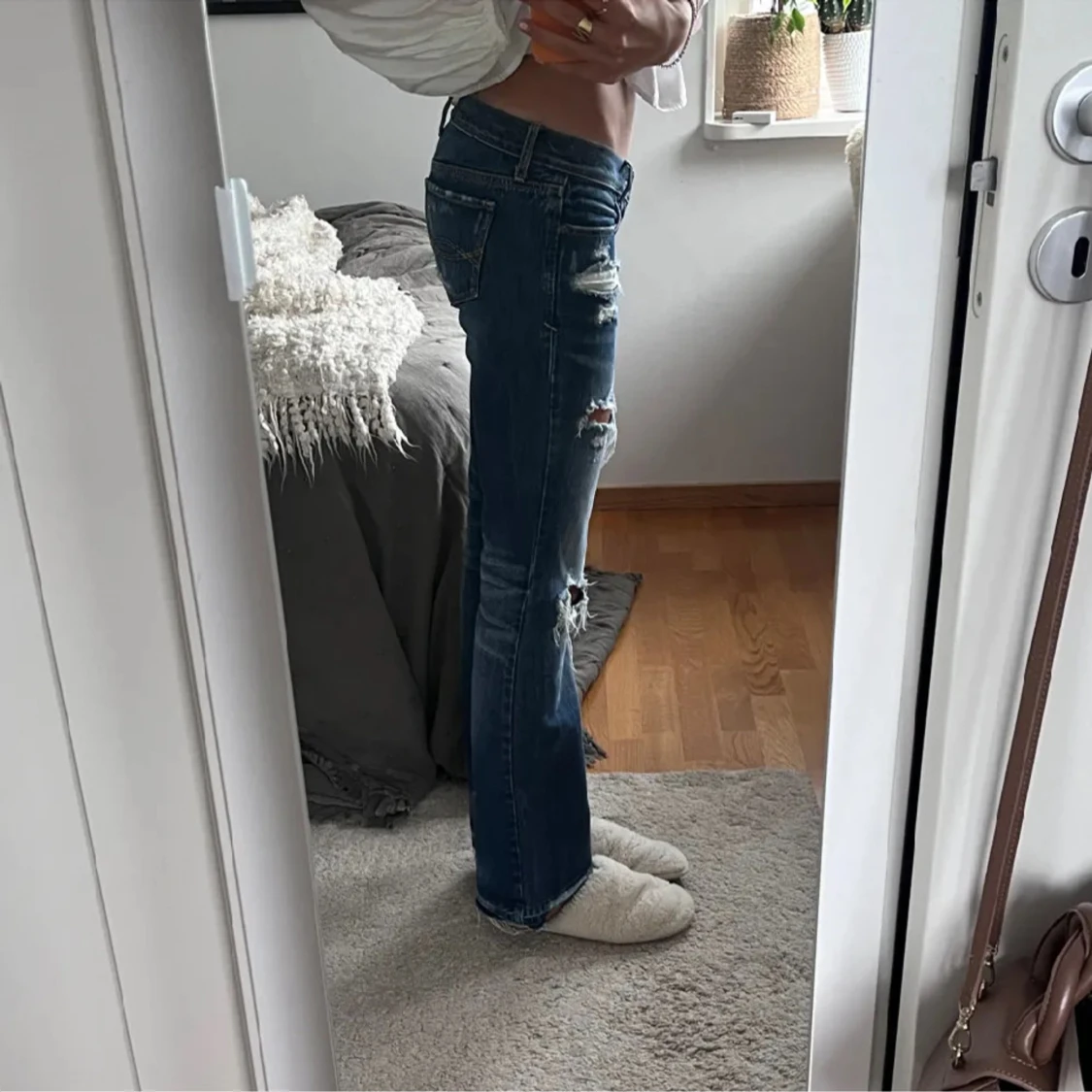 Lågmidjade jeans - 90