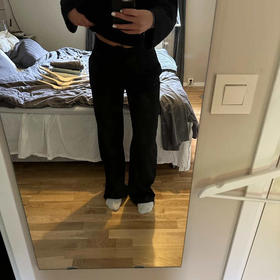 Svarta kostymbyxor  - 90