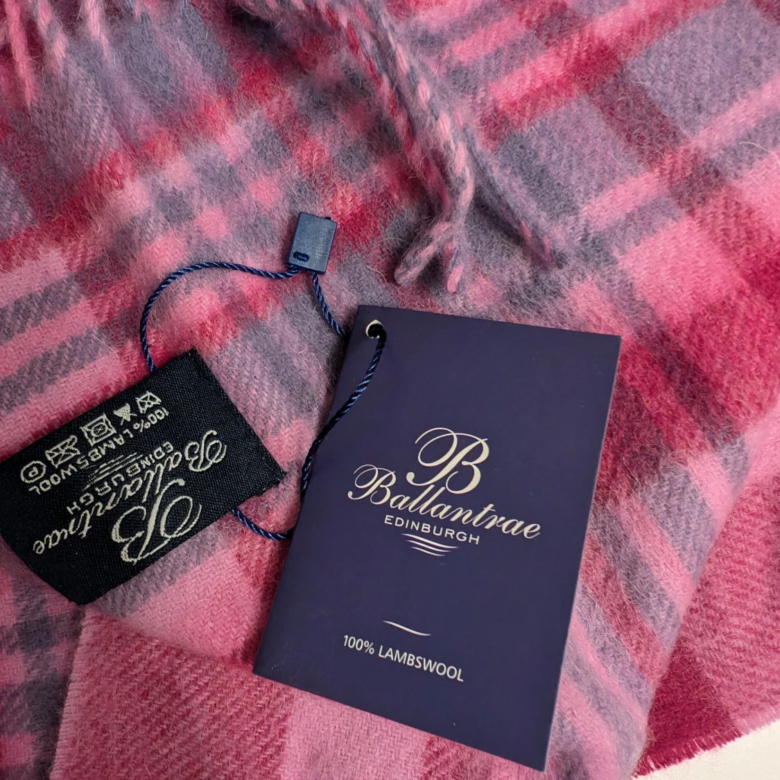 Sjal/halsduk i lammull - 90