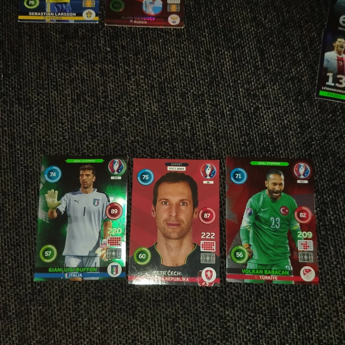 Fotbollskort från UEFA Euro 2016 - 2