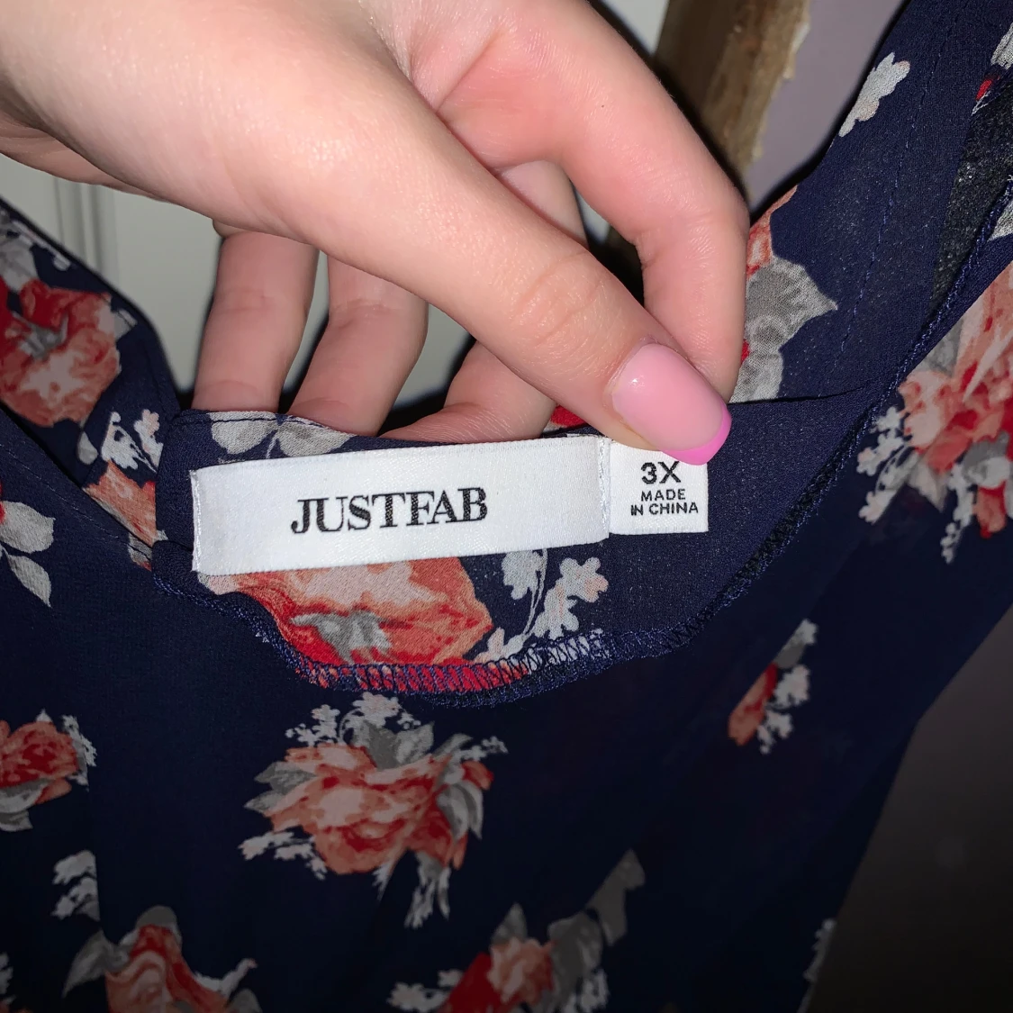 Blommig klänning från JustFab - 2