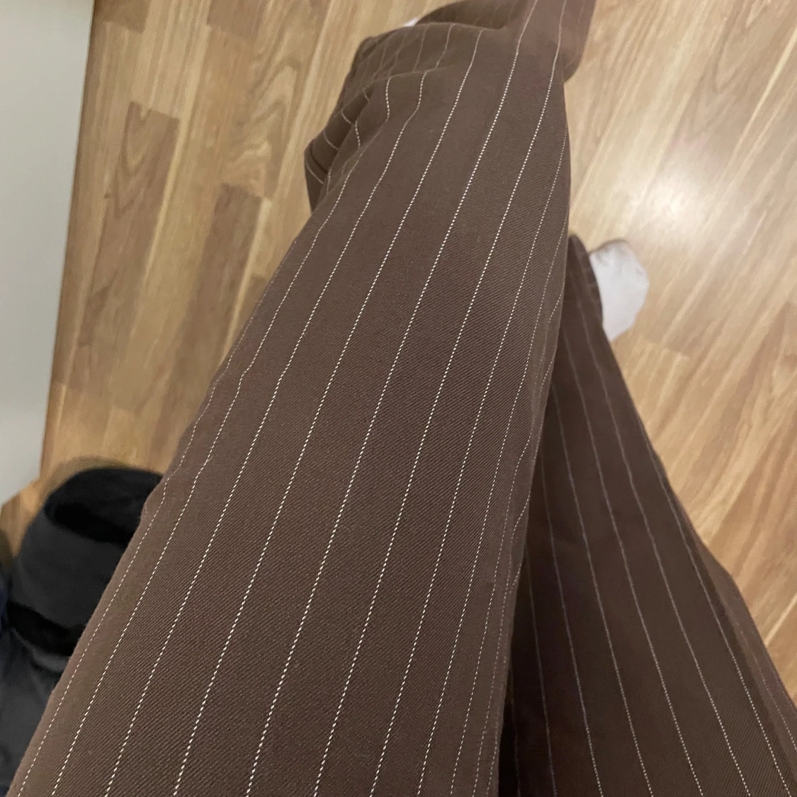 Bruna randiga byxor från H&M Divided - 2