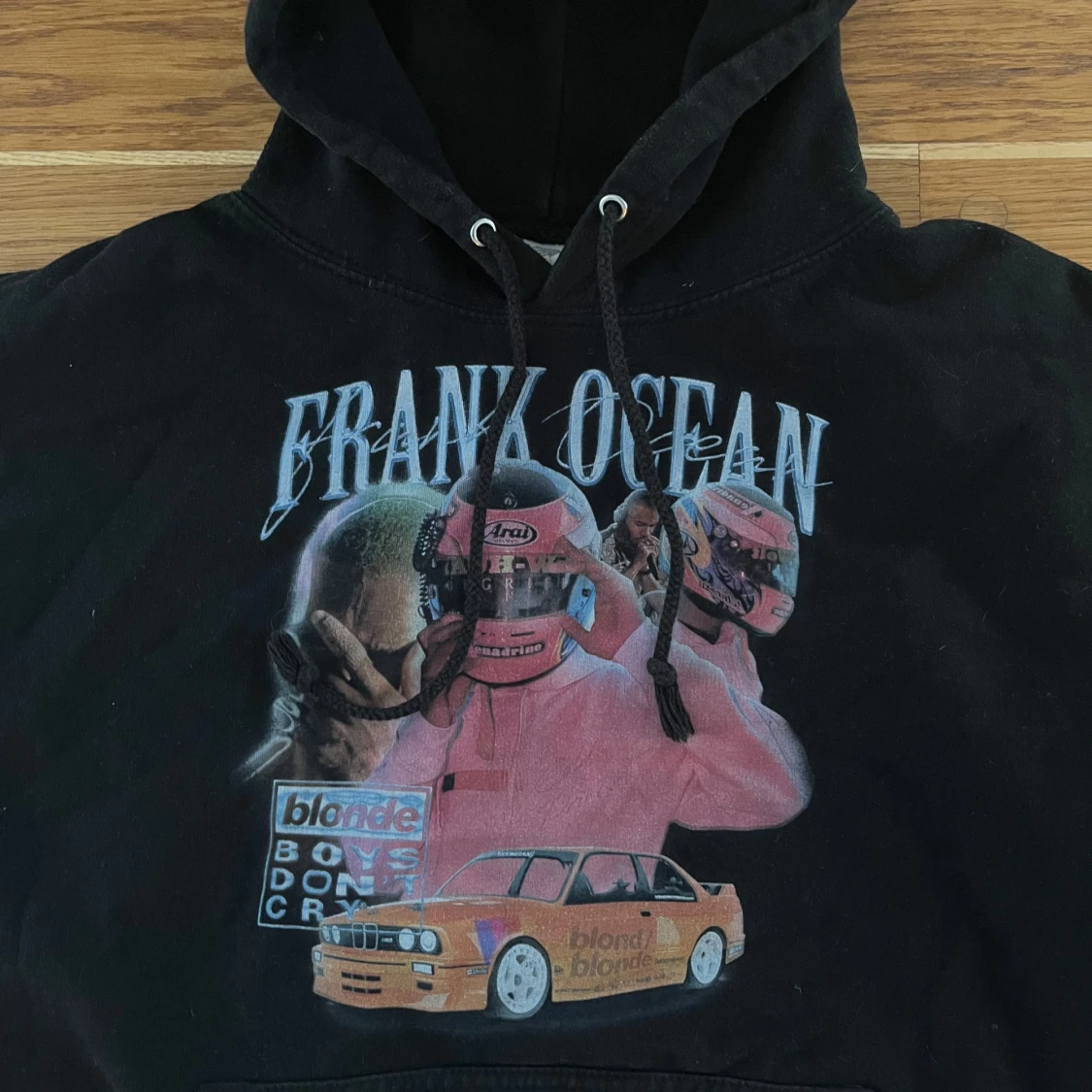 Svart Frank Ocean hoodie - 1