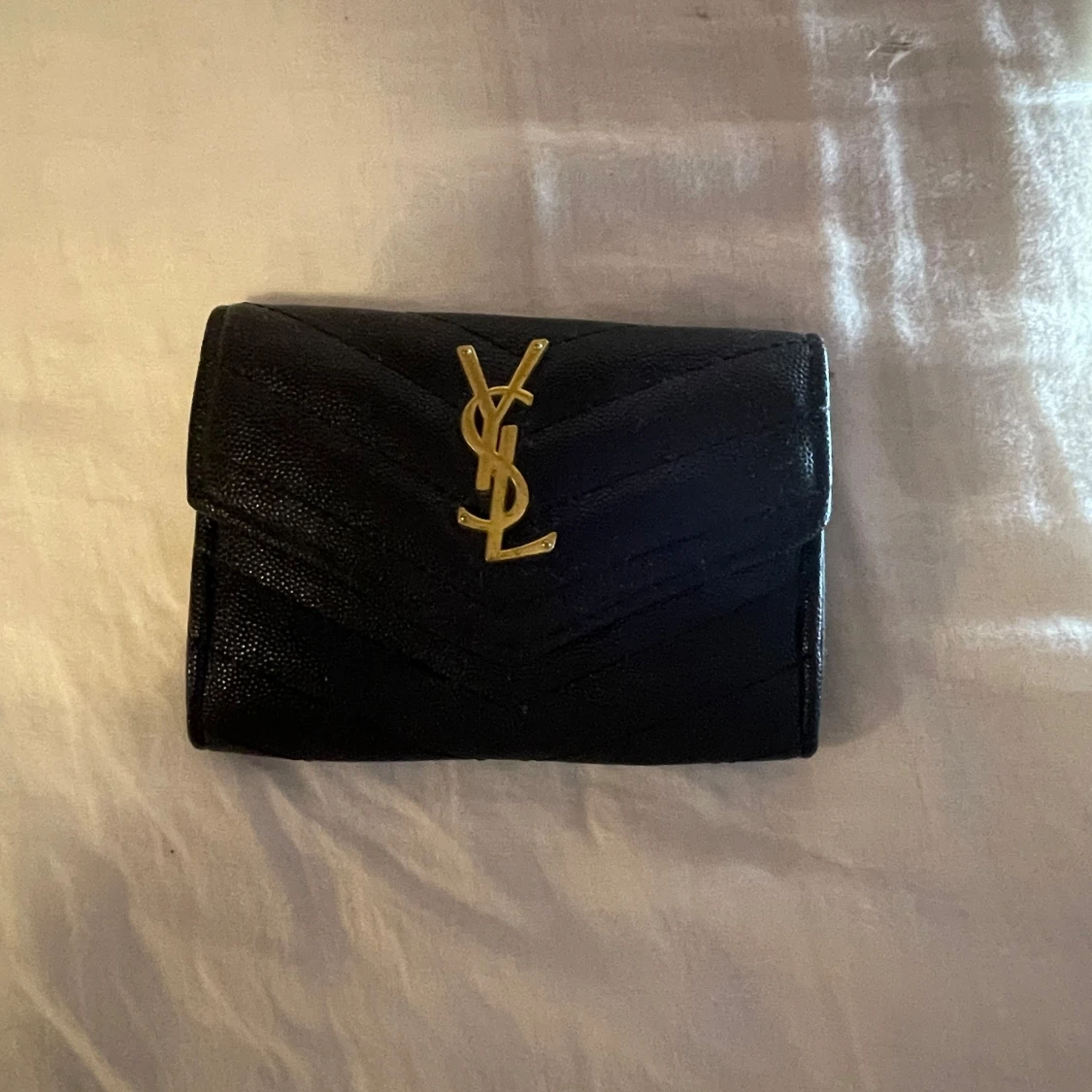 Svart plånbok från Saint Laurent