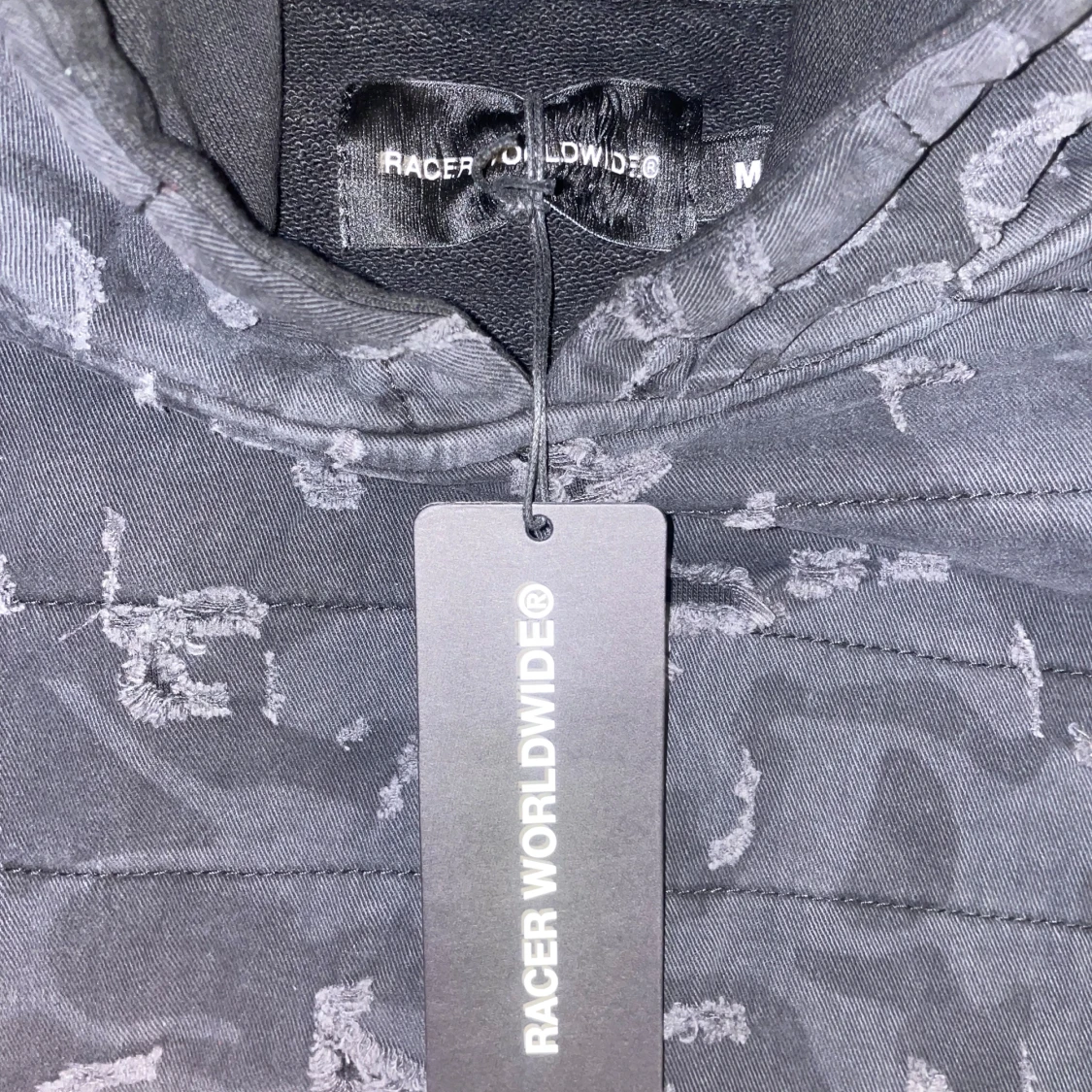 Svart Tjock hoodie från Racer Worldwide - 91