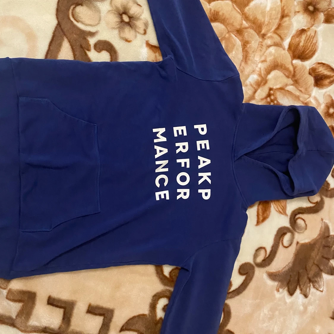 Blå hoodie från Peak Performance - 90