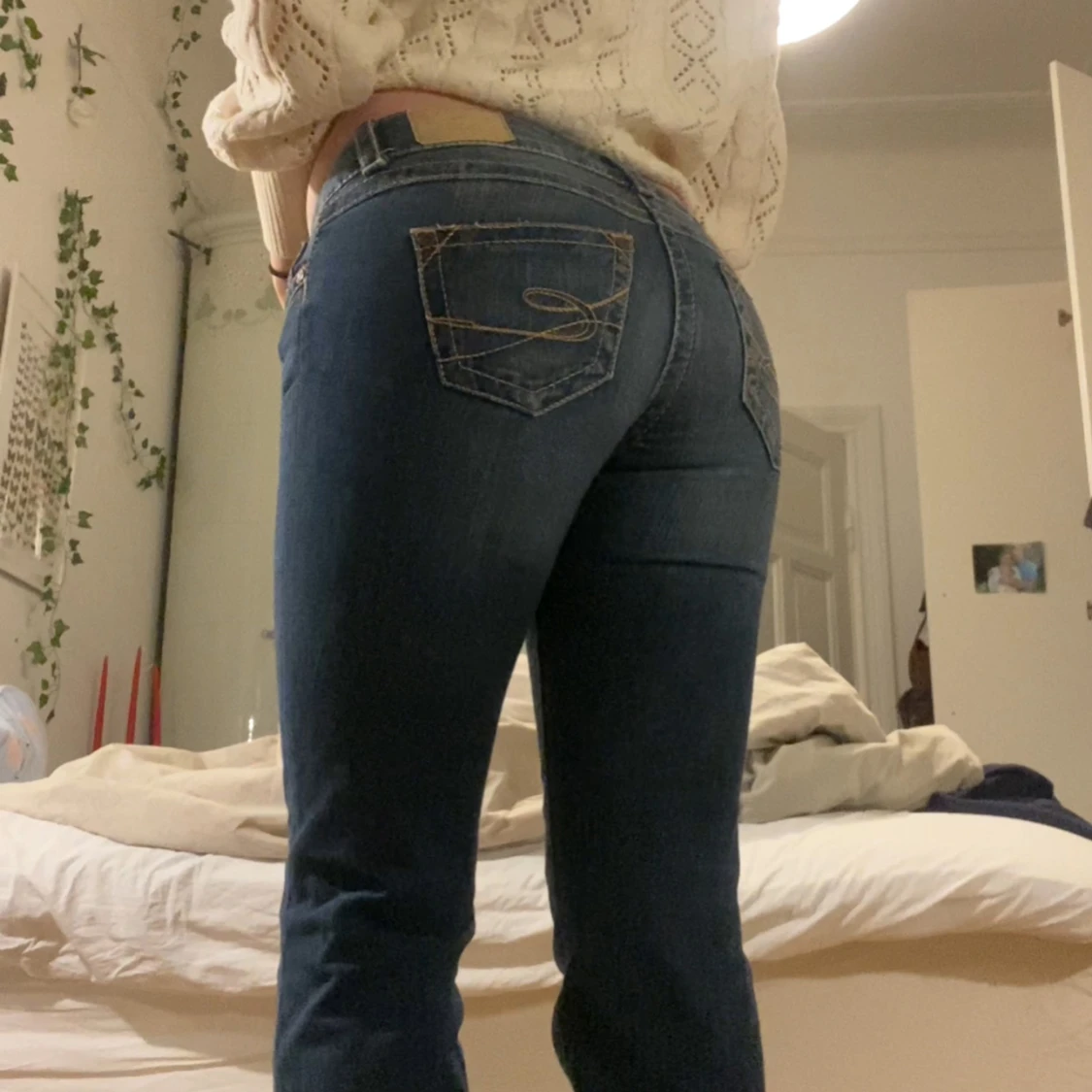  lågmidjade y2k jeans  - 91