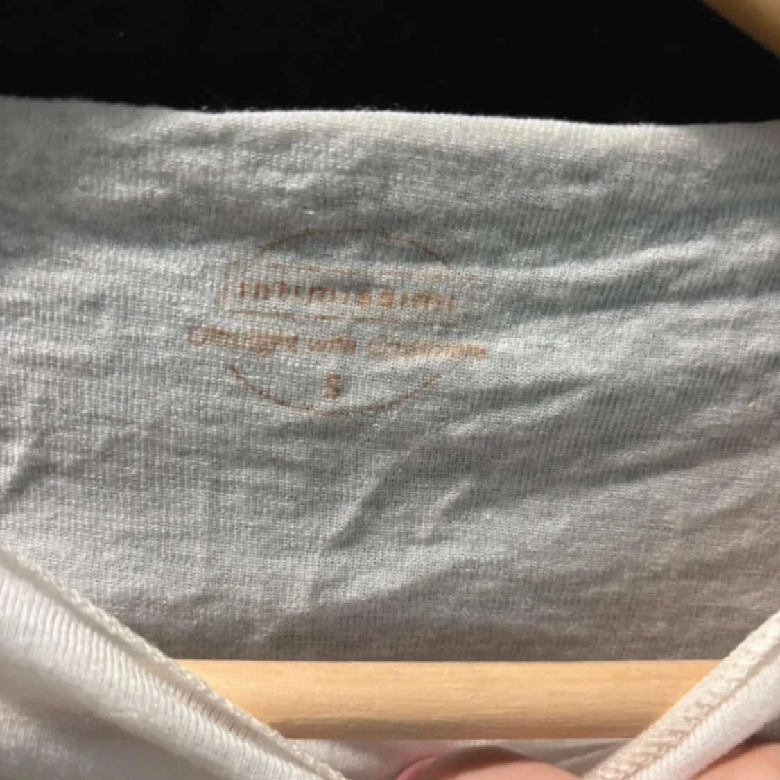 Vit långärmad tröja från intimissmi  - 90