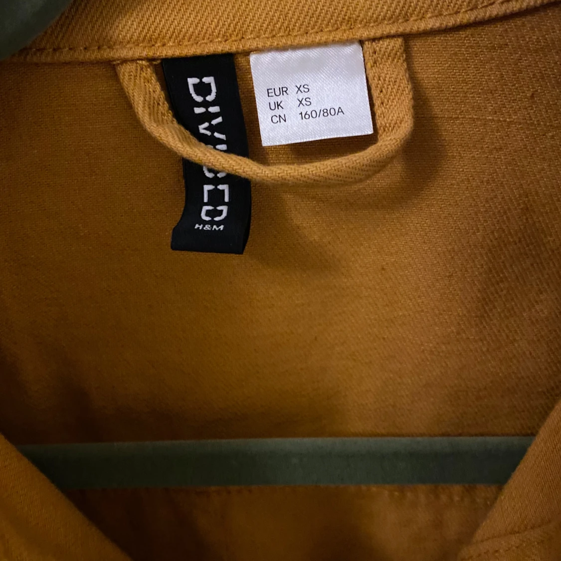 Senapsgul jeansjacka från H&M Divided - 91