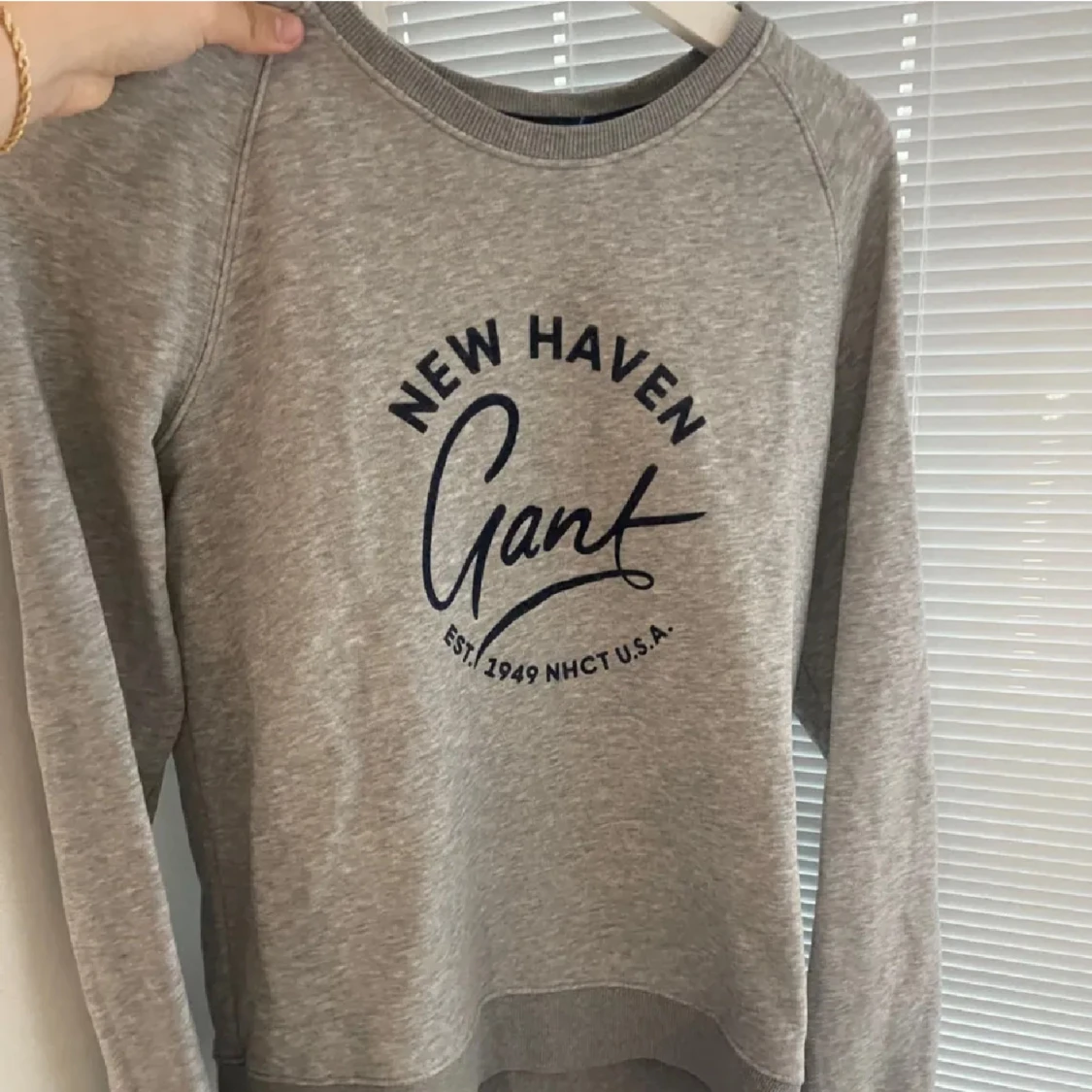 Grå sweatshirt från Gant