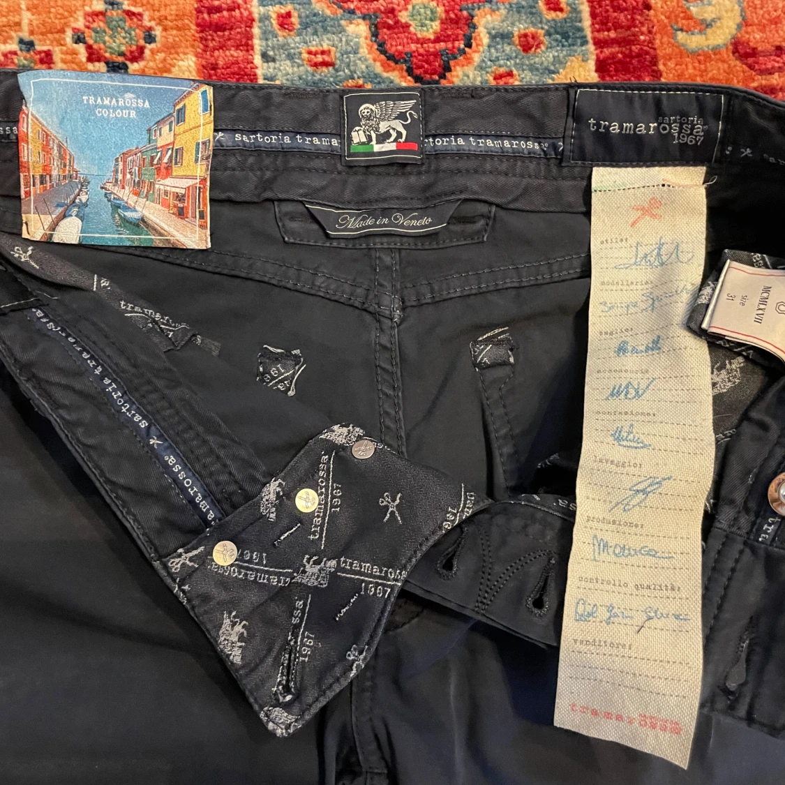Mörkblå byxor från Tramarossa - 91