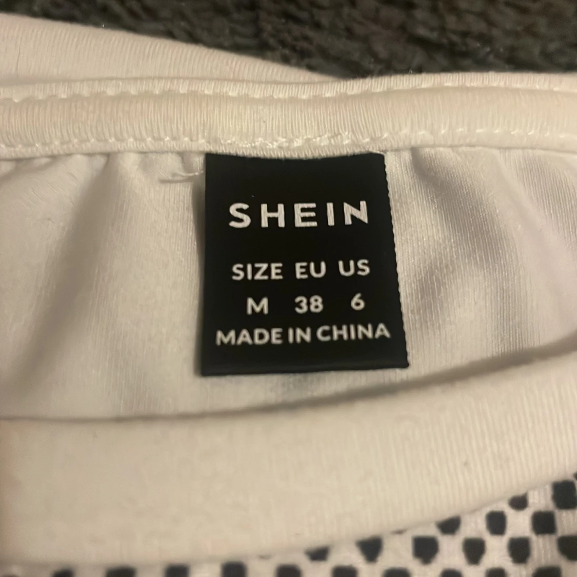 Snygg Vit långärmad topp från Shein - 90