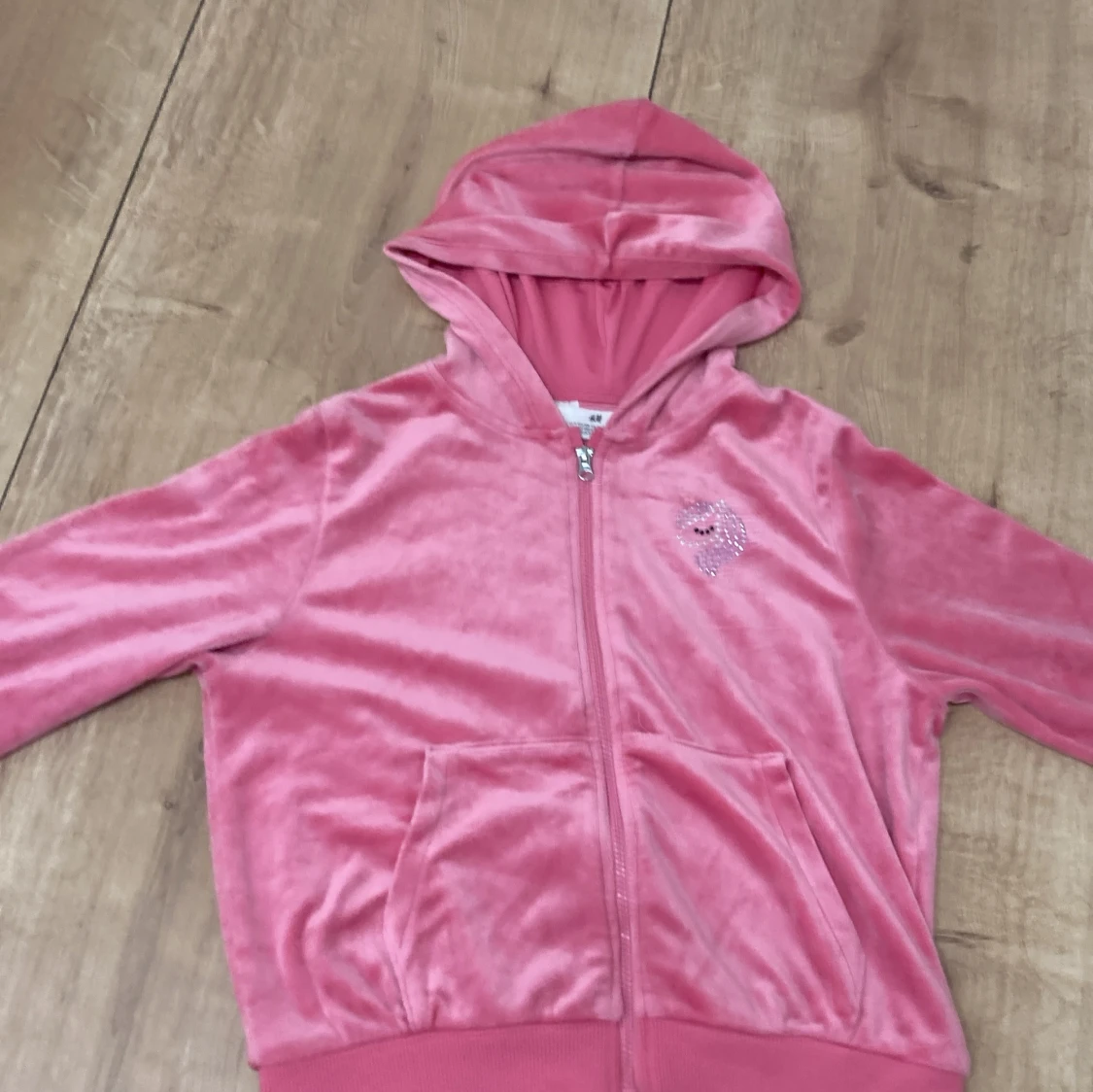 Rosa hoodie från H&M