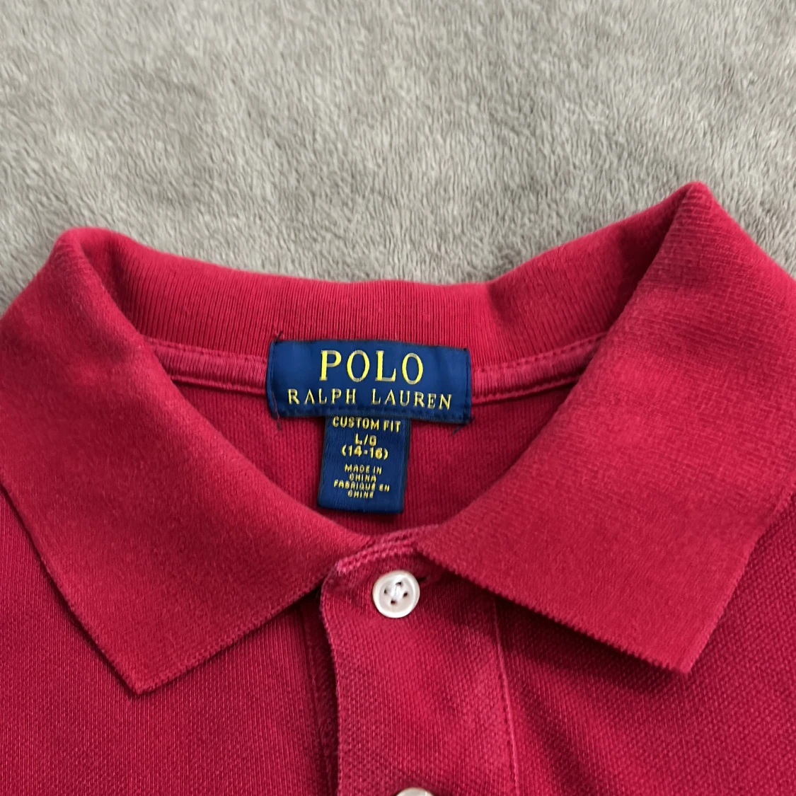 Röd pikétröja från Ralph Lauren - 2