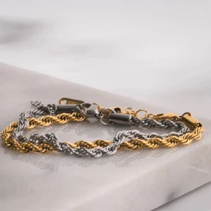 Guld armband - Olympia rings guld armband. Aldrig använd, alltså i nyskick.
