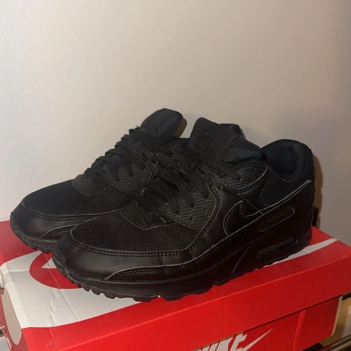 Svarta Nike Air Max sneakers