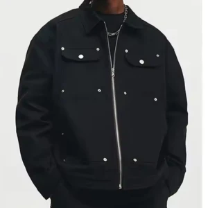 Svart Jeans jacka - Ny bara prövad , snygg storlek L  Dock liten i storleken så mer som en M