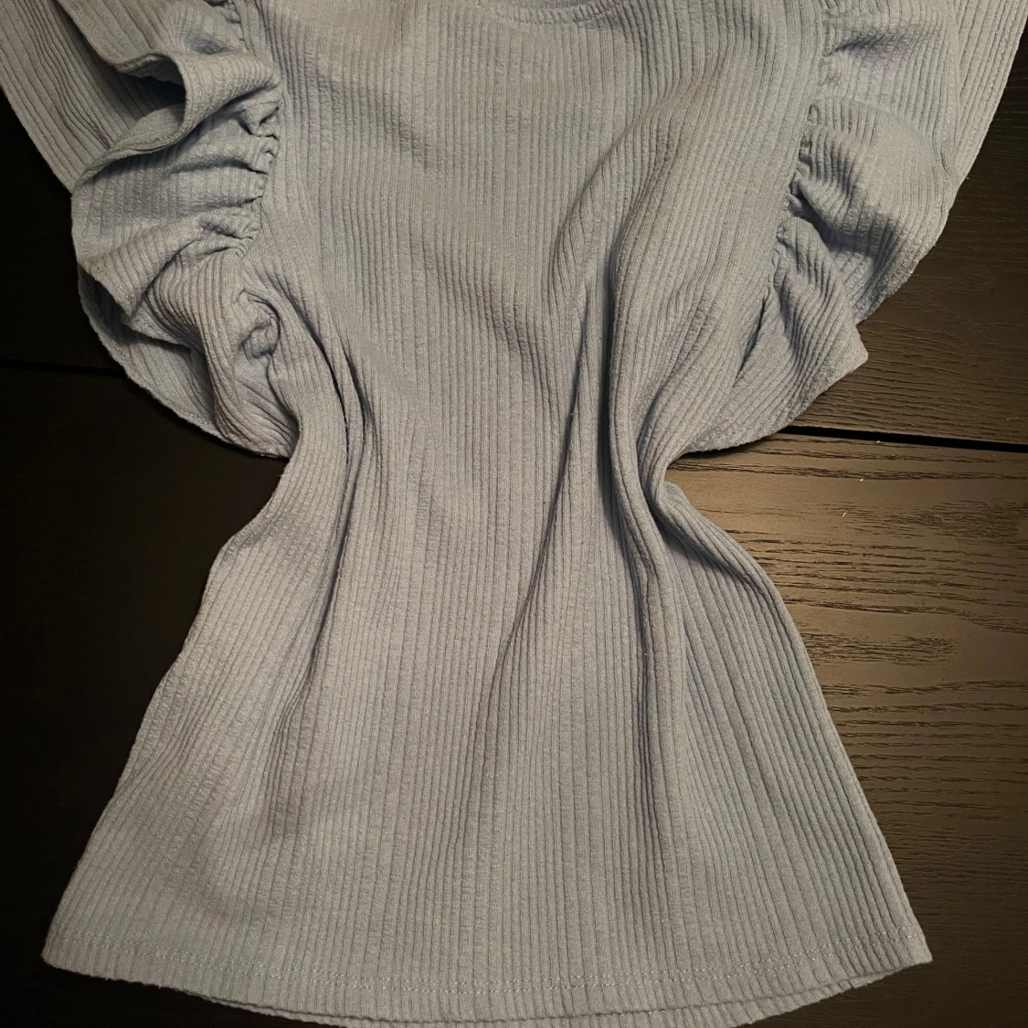 Blå ribbad topp från Zara - 91