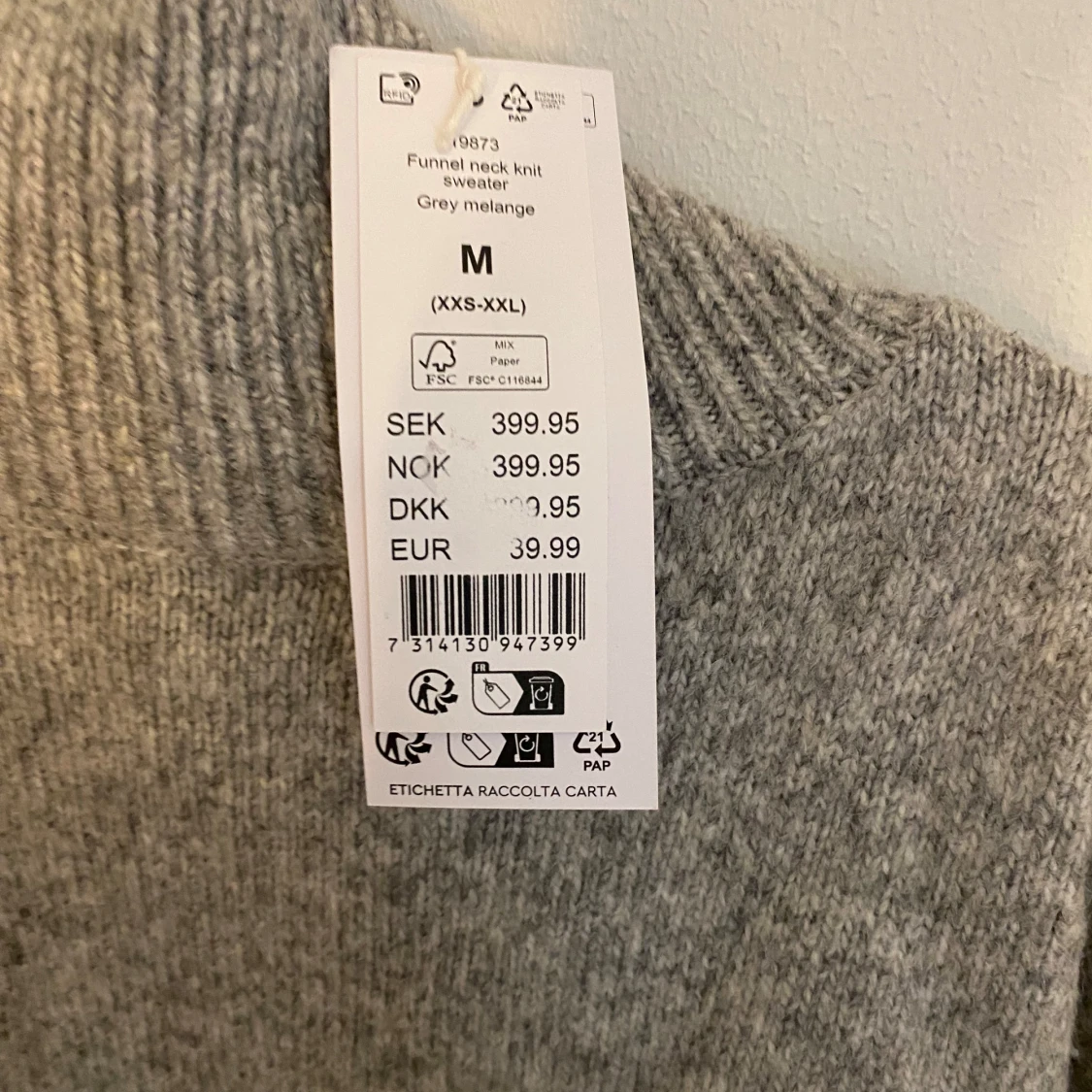 Stickad tröja  - 90