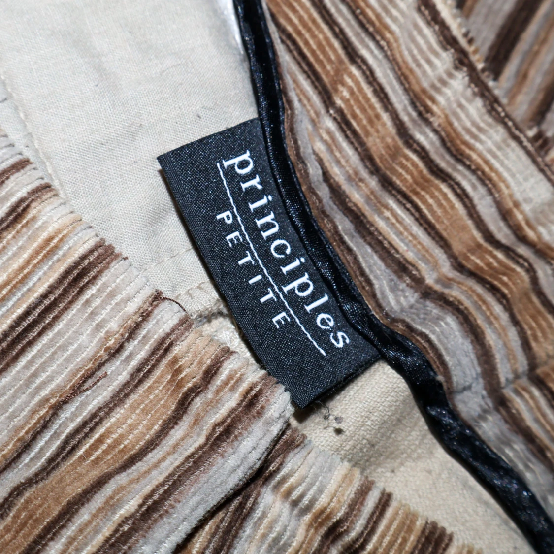 Randiga manchesterbyxor från Principles - 90