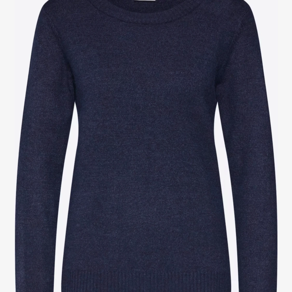 Mörkblå stickad tröja - 90