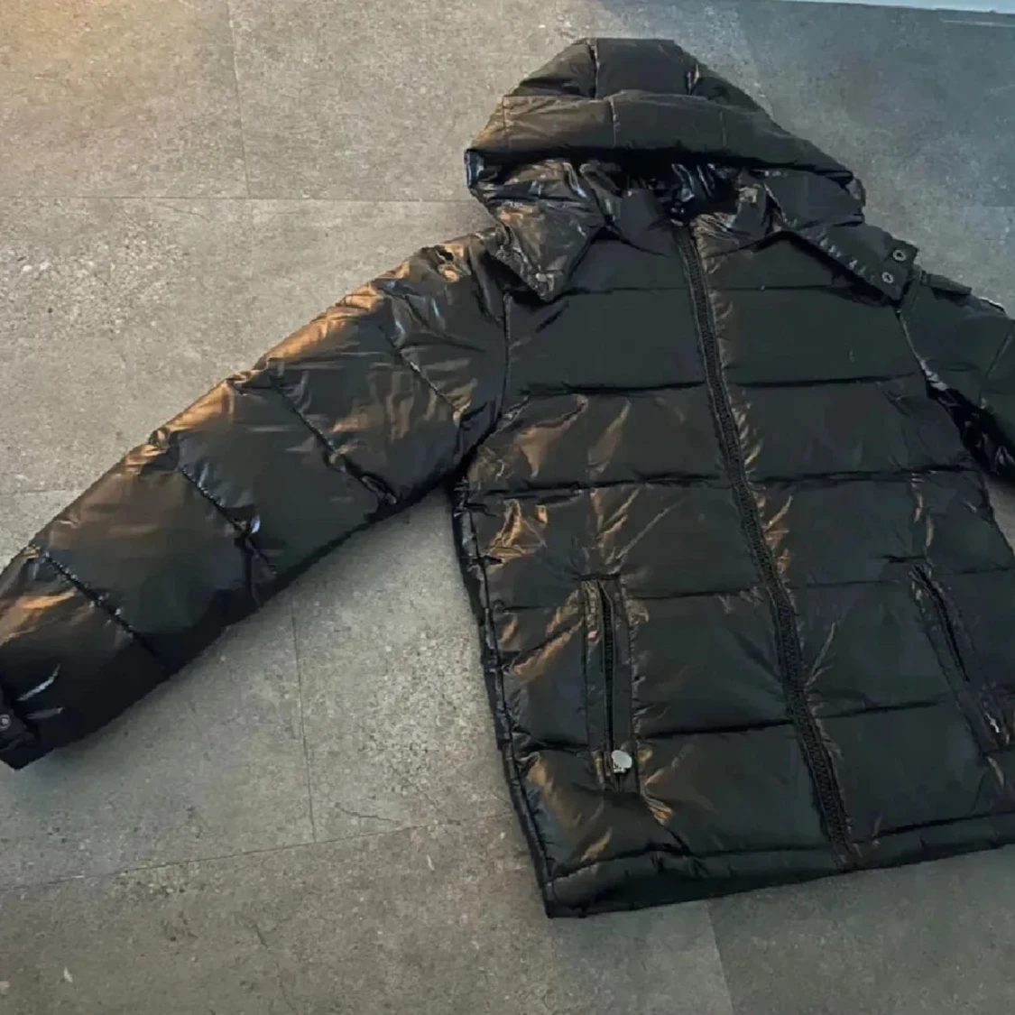 Svart vinter jacka  - 90