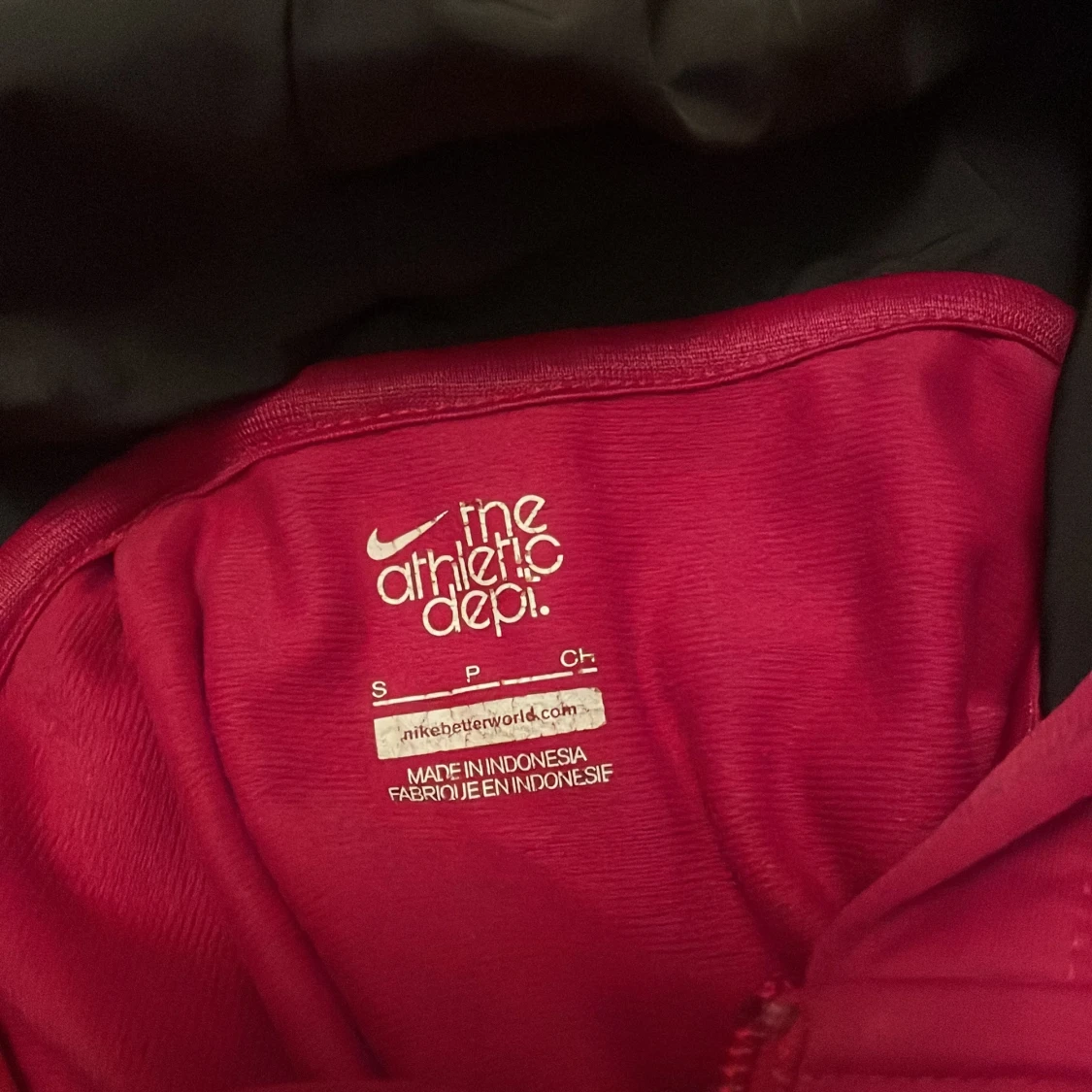 Röd huvtröja från Nike - 91