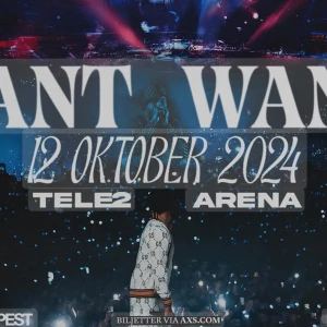 Ant Wan konsert tele 2 arena - Säljer just nu 3 styckna bakre ståplats biljetter. Säljer de eftersom att jag är inte intresserad längre. Pris: 1500kr/St. Pris kan diskuteras vid snabbaffär 