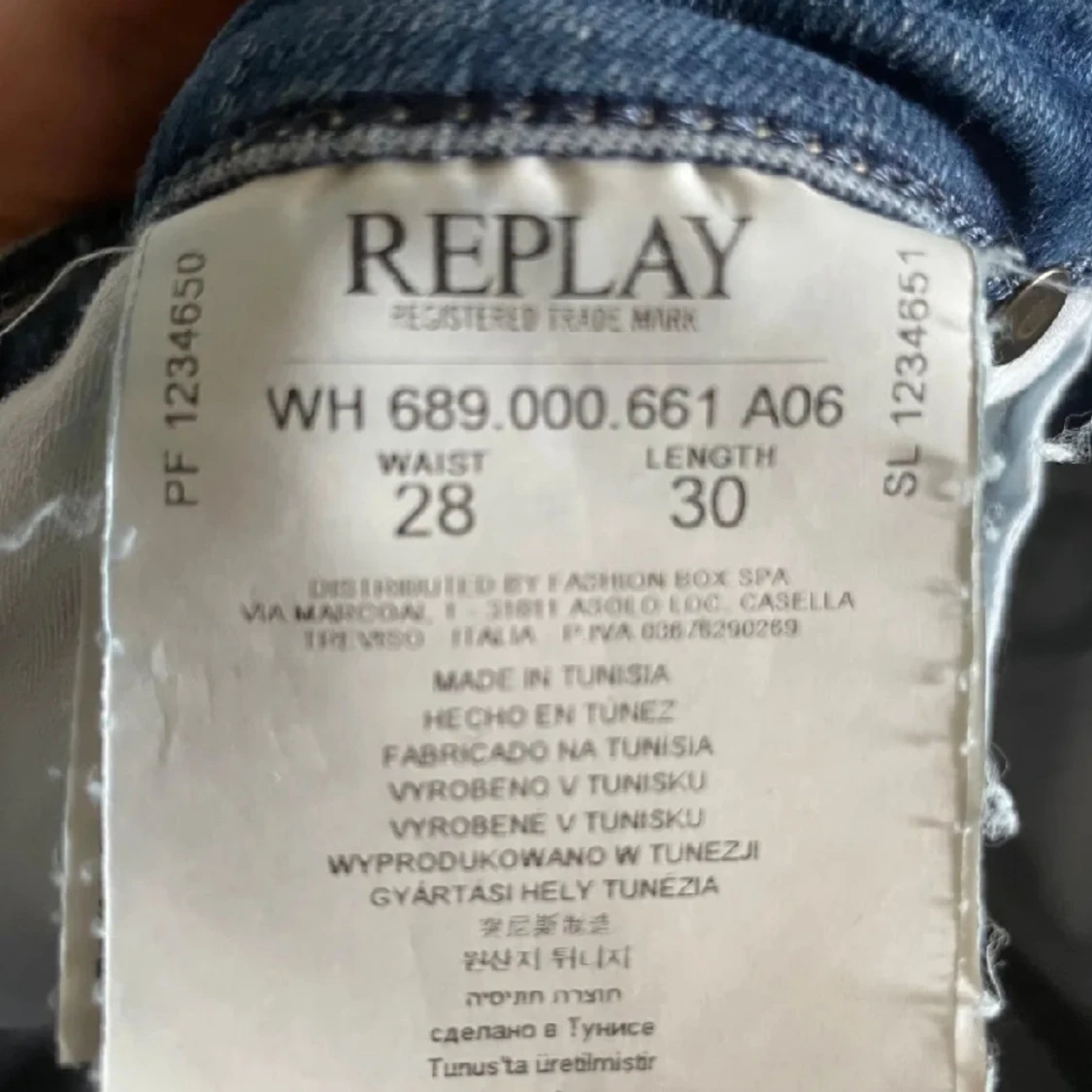 Blå jeans från Replay - 92