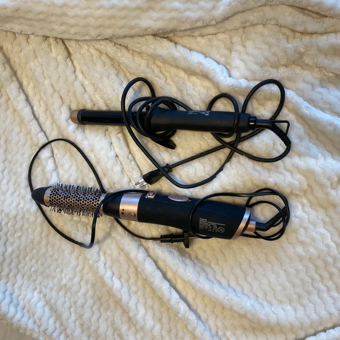 Locktång och värmeborste