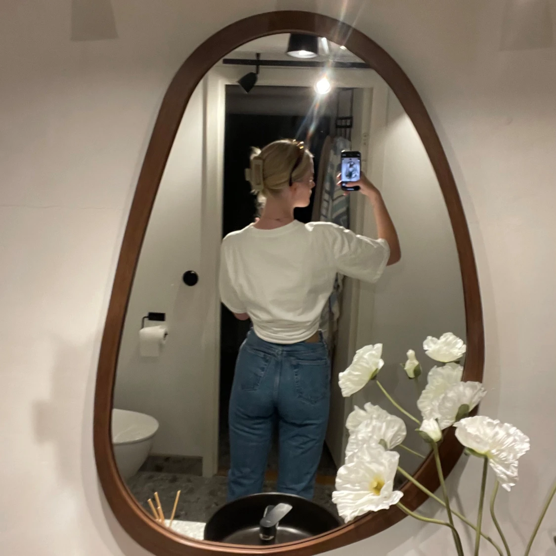 Blåa jeans från weekday  - 90