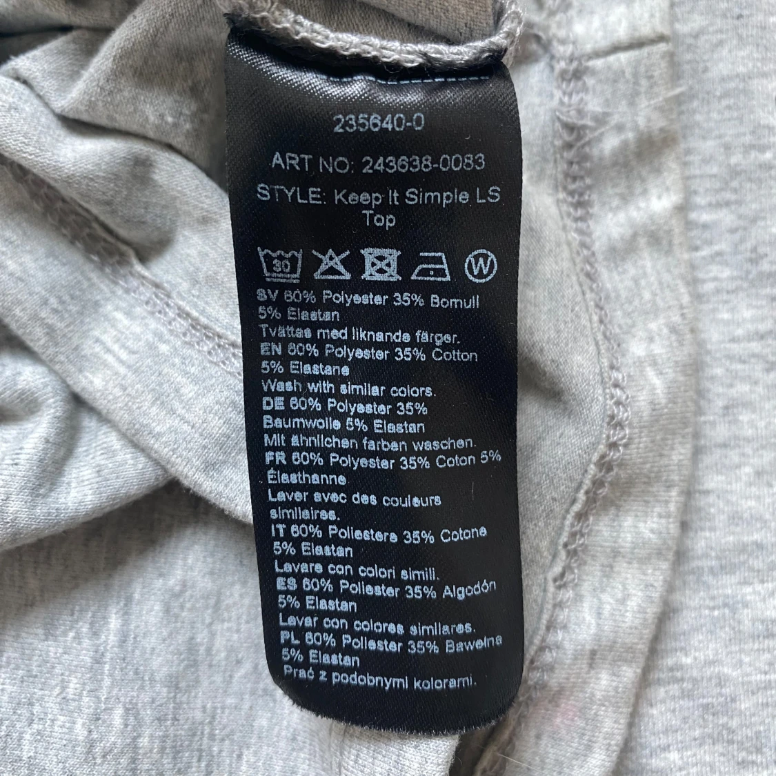 Långärmad tröja  - 92