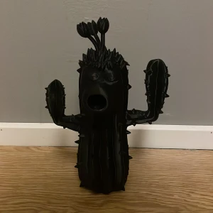 Svart kaktus  - Det är en rolig svart kaktus som man kan ha som prydnad. 