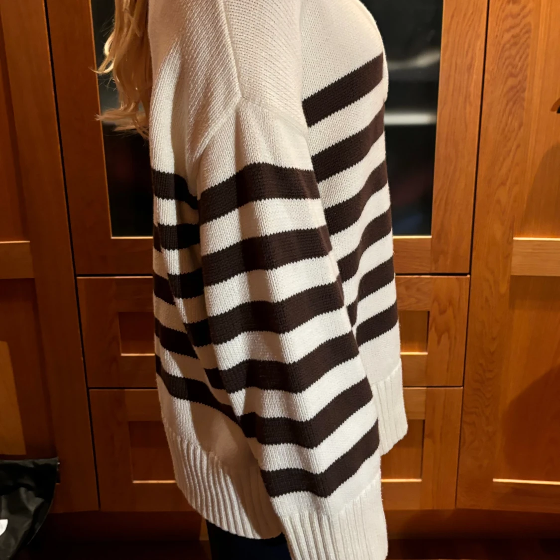 Half zip-tröja med polo - 90