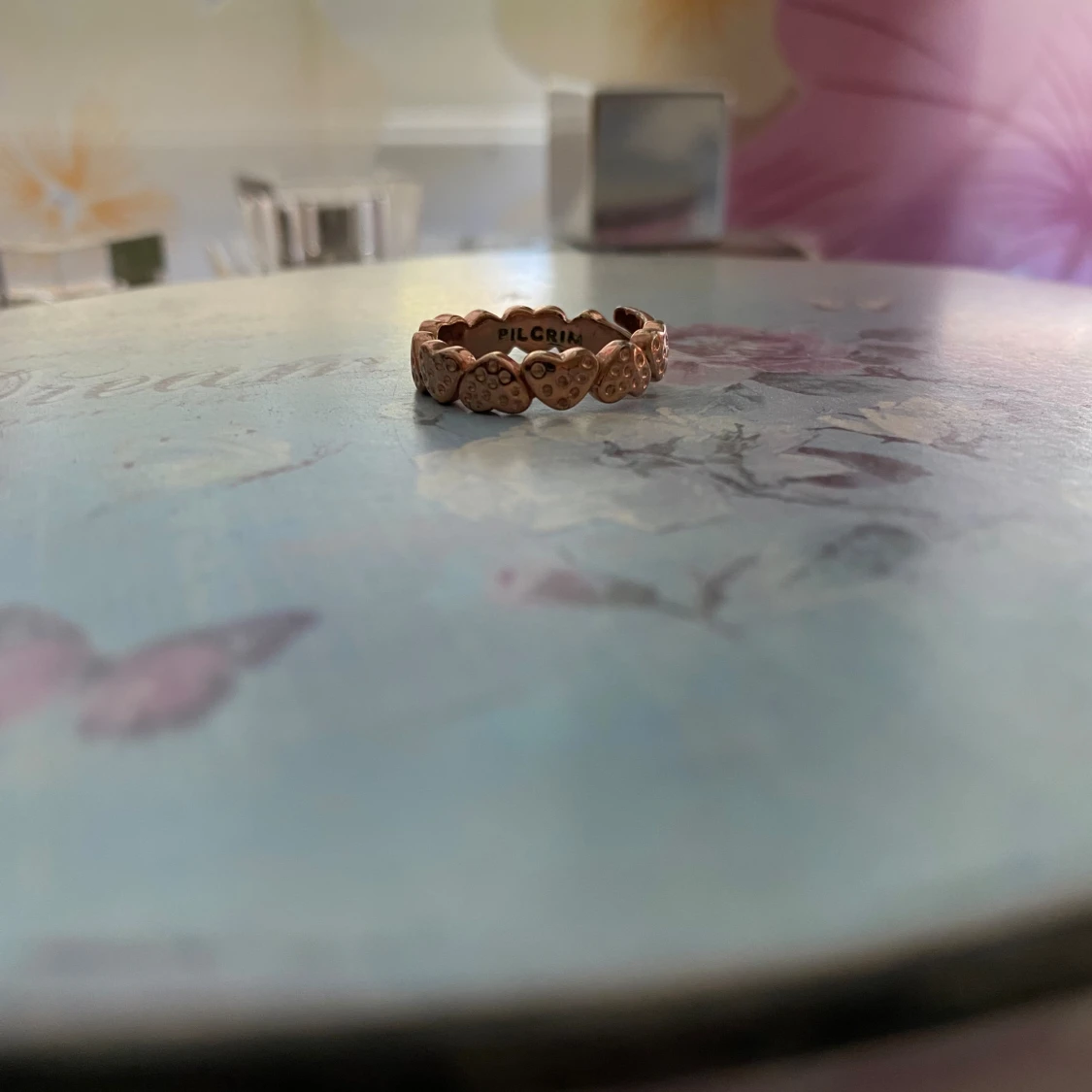 Pilgrim ring i roséfärgat  - 92