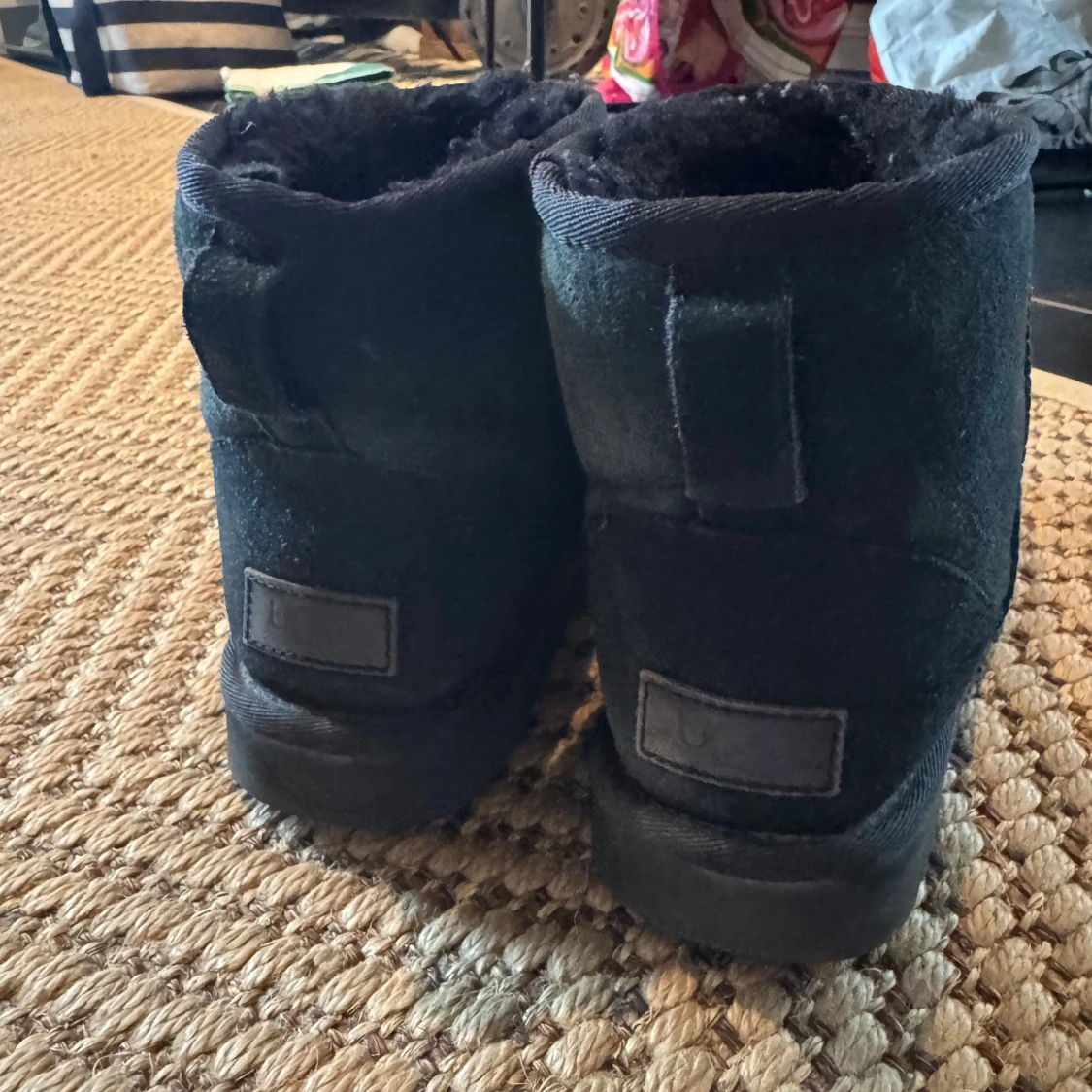 Svarta UGG boots i mocka - 1