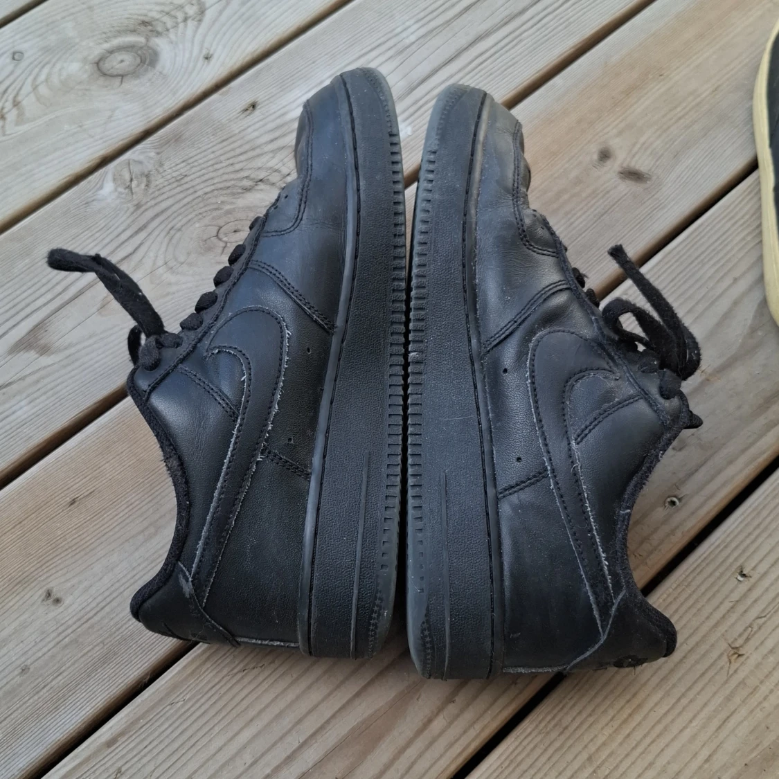 Svarta Nike Air Force 1 sneakers - 3