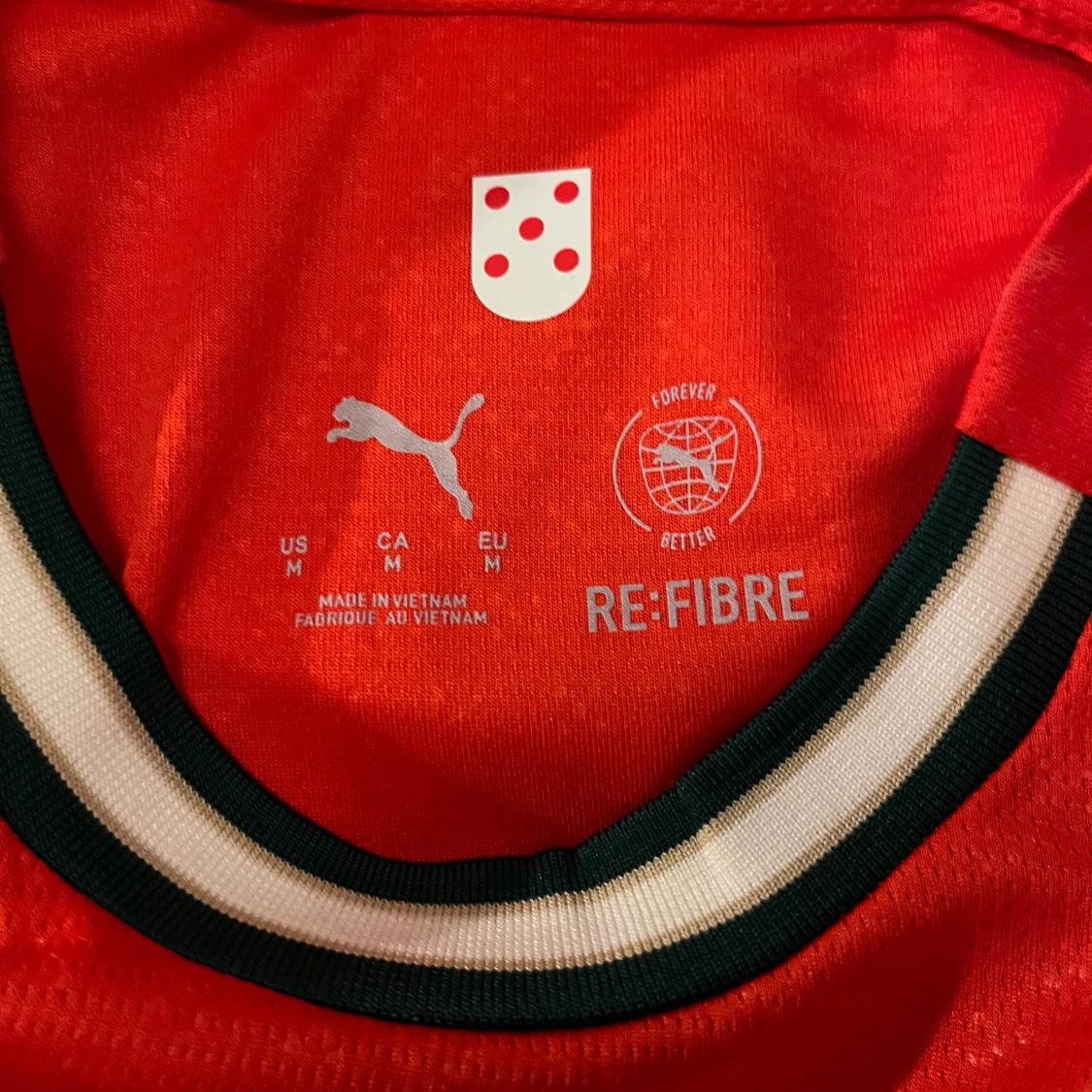 Portugal fotbollströja Puma röd M - 2