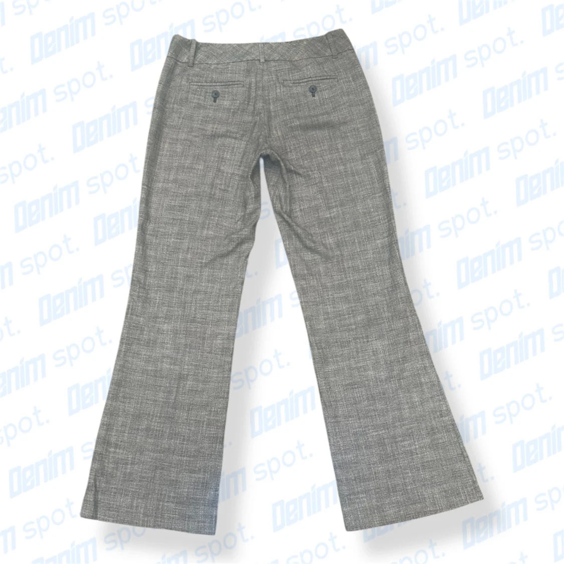 Lågmidjade gråa kostymbyxor💙 - 1