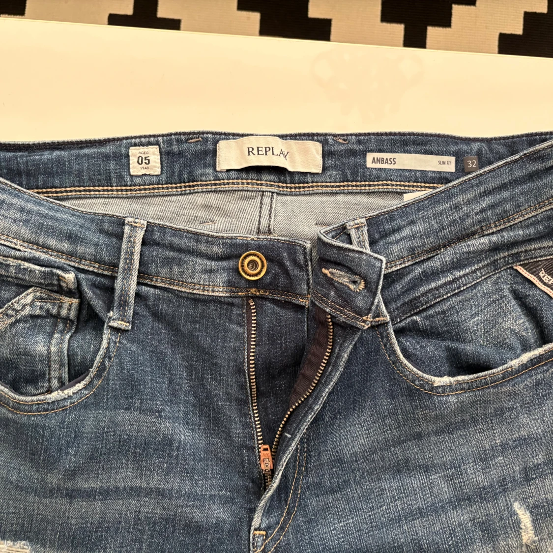 Replay Anbass slim fit jeans blå - 3