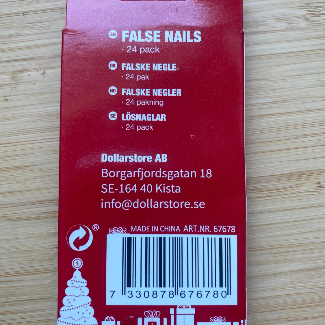 Juliga lösnaglar 24-pack Dollarstore - 1
